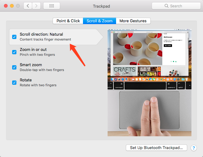 NaturalRollOnMacTrackPad